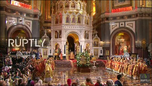  Мошти светог Николе стигле у Москву (ВИДЕО/УЖИВО)